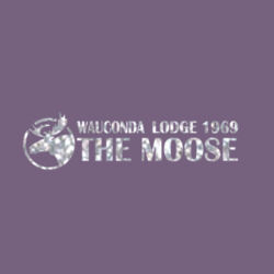 The Moose Women's Hooded Long Sleeve - Silver Glitter Design