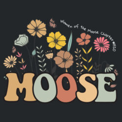 WOTM Flowers - Ladies Tri Blend V Neck Tee Design